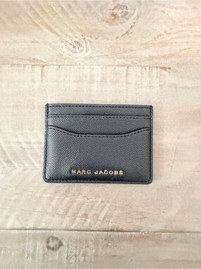 MARC JACOBS | Black Leather Card Case